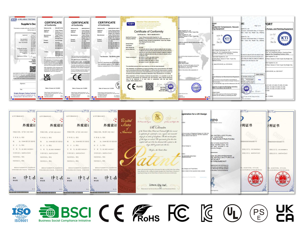 Factory & Quality Certifications